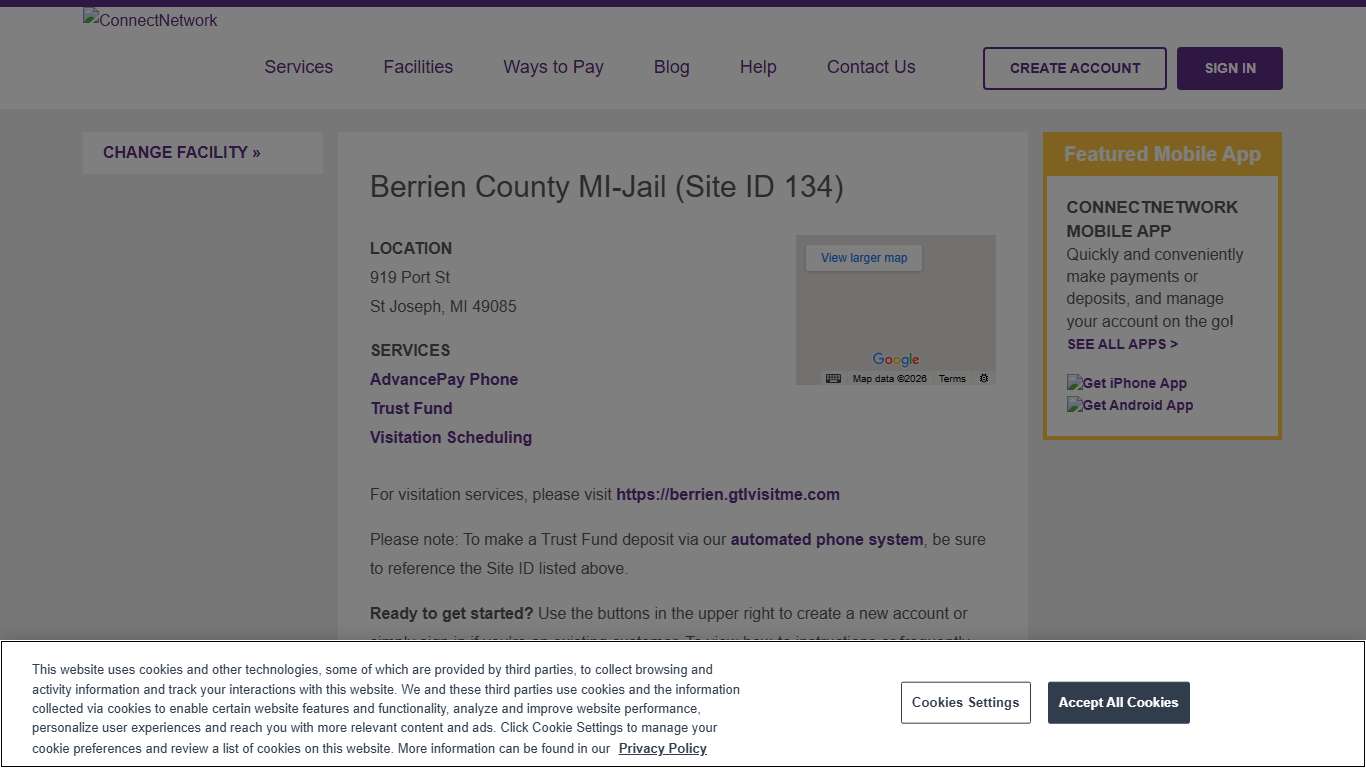 Berrien County MI-Jail ConnectNetwork